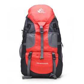 Outdoor Backpack Backpack Hiking Sports Travel Mountaineering Bag - Red