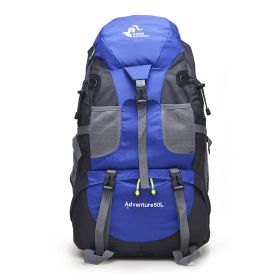 Outdoor Backpack Backpack Hiking Sports Travel Mountaineering Bag - Navy