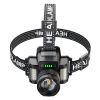 Outdoor LED Headlamp for Camping Hiking Cycling Running Fishing - Black B - Headlamp