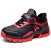 Winter Boots For Boys Anti-Skid Hiking Shoes Children Plus Fur Walking Climbing Sneakers Outdoor Sport Footwear Kids Snow Shoes - Red kid shoes - 4