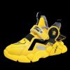 FLARUT Children Sports Shoes Winter Cotton Shoes Boys Non-slip Warmth Casual Sneakers Kids's Tenis Fashion Running Hiking Shoes - Yellow - 1