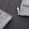 Men's Zip Thru Warm Cosy Thermal Climbing Hiking Heavy Sweatshirt - Grey Melange - XS