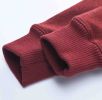 Men's Zip Thru Warm Cosy Thermal Climbing Hiking Heavy Sweatshirt - Red Melange - M