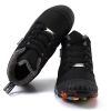 Winter Kids Shoes Boys Waterproof Hiking Shoes Plus Fur Warm Sport Running Shoes Non-slip Sneakers Outdoor Climbing Trainers - black boys shoes - 1