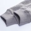 Men's Zip Thru Warm Cosy Thermal Climbing Hiking Heavy Sweatshirt - Grey Melange - XS