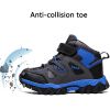 Winter Children Shoes Hiking Shoes Non-slip Sports Shoes Warm Outdoor Boys Boots Teenagers Mountain Climbing Trekking Sneakers - Red Hiking Shoes - 7