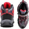 Winter Children Shoes Hiking Shoes Non-slip Sports Shoes Warm Outdoor Boys Boots Teenagers Mountain Climbing Trekking Sneakers - Red Hiking Shoes - 4