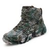 New Men's Military Boots High Top Outdoor Hiking Shoes Men Anti-collision Quality Army Tactical Sport Jogging Trekking Sneakers - black - 45