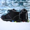 Winter Kids Shoes Running Shoes Waterproof Hiking Shoes Plus Fur Warm Sport Boys Non-slip Sneakers Outdoor Climbing Trainers - black boys shoes - 6