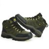 Large Size 48 Hiking Boots Men Summer Winter Outdoor Warm Fur Non Slip Fashion Women Footwear Boys Outdoor Work Ankle Boot Fall - Green - 40