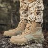 New Men's Military Boots High Top Outdoor Hiking Shoes Men Anti-collision Quality Army Tactical Sport Jogging Trekking Sneakers - Camouflage - 44