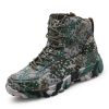 New Men's Military Boots High Top Outdoor Hiking Shoes Men Anti-collision Quality Army Tactical Sport Jogging Trekking Sneakers - green - 40