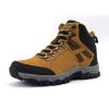 New Arrival Classics Style Men Hiking Shoes Lace Up Male Sport Walking Outdoor Jogging Trekking Sneakers Free Shipping High Top - brown - 44