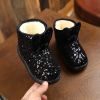 Winter Kids Boots for Girls Snow Boots Children Hiking Shoes Warm Plush Kids Pink Snow Boots Girls Rain Boots Running Shoes - Pink - 27