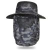 Fishing Hat; Waterproof Sun Protection Boonie Hat For Outdoor Safari Hunting Hiking Gardening - Tangerine