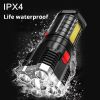 Portable High Lumen Camping Hiking Adventure Flashlight  - Black B - Flashlights