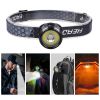 Outdoor LED Headlamp for Camping Hiking Cycling Running Fishing - Black A - Headlamp