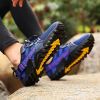 JIEMIAO Men Hiking Shoes Non-Slip Breathable Tactical Combat Army Boots Desert Training Sneakers Outdoor Trekking Shoes - Blue - 47