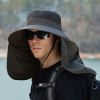 Foldable Windproof Fishing Hat & Camping Hat For Outdoor Hiking And Hunting - Dark Grey